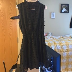 black mini dress